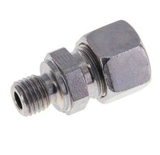 M12x1.5 Male x 12L Zinc plated Steel Straight Cutting Ring 315 Bar DIN 2353