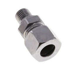 M12x1.5 Male x 12L Zinc plated Steel Straight Cutting Ring 315 Bar DIN 2353