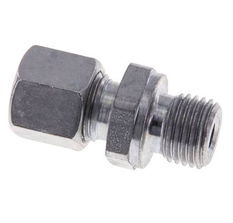 M14x1.5 Male x 8L Zinc plated Steel Straight Cutting Ring 315 Bar DIN 2353 [2 Pieces]