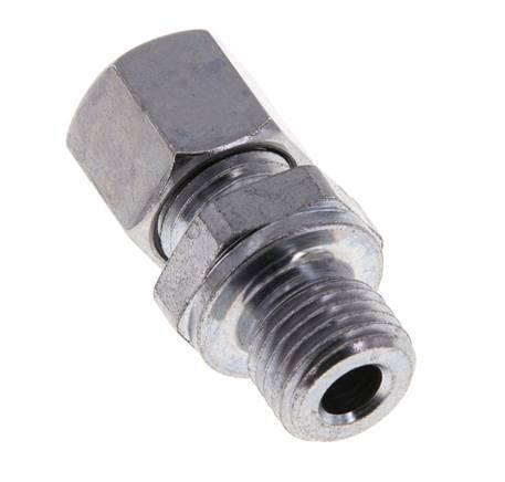 M14x1,5 Außengewinde x 8L Verzinkter Stahl Gerade Schneidring 315 Bar DIN 2353 [2 Stück]