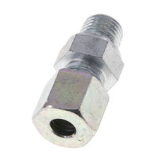 M14x1.5 Male x 8S Zinc plated Steel Straight Cutting Ring 630 Bar DIN 2353 [2 Pieces]