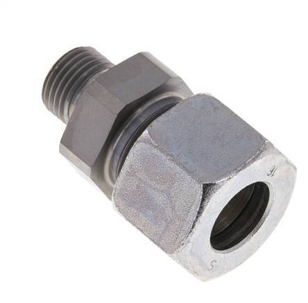 M16x1.5 Male x 16S Zinc plated Steel Straight Cutting Ring 400 Bar DIN 2353