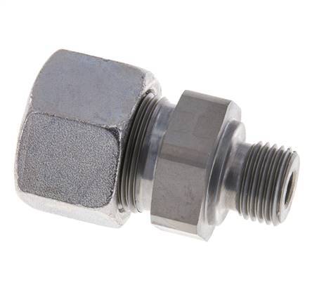 M16x1.5 Male x 16S Zinc plated Steel Straight Cutting Ring 400 Bar DIN 2353
