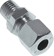 G 1/4'' Male x 8L Zinc plated Steel Straight Cutting Ring 315 Bar DIN 2353 [2 Pieces]