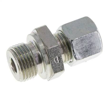M18x1.5 Male x 10L Zinc plated Steel Straight Cutting Ring 315 Bar DIN 2353