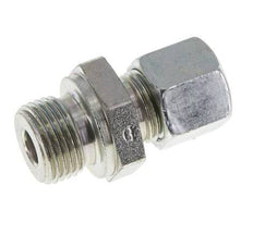 M18x1.5 Male x 10L Zinc plated Steel Straight Cutting Ring 315 Bar DIN 2353
