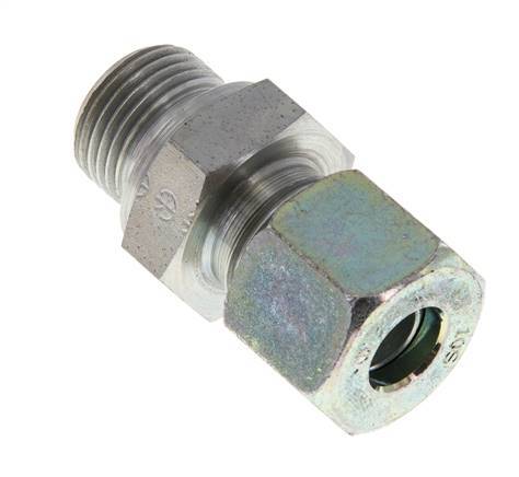 M18x1.5 Male x 10S Zinc plated Steel Straight Cutting Ring 630 Bar DIN 2353