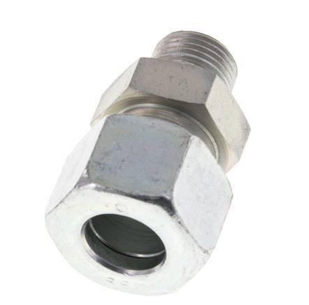 M18x1.5 Male x 16S Zinc plated Steel Straight Cutting Ring 400 Bar DIN 2353