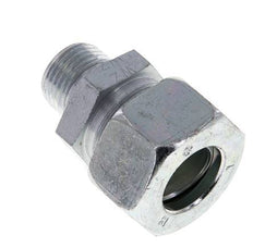 M18x1.5 Male x 18L Zinc plated Steel Straight Cutting Ring 315 Bar DIN 2353