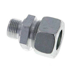 M18x1.5 Male x 18L Zinc plated Steel Straight Cutting Ring 315 Bar DIN 2353