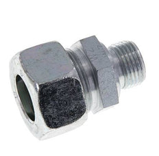 M18x1.5 Male x 18L Zinc plated Steel Straight Cutting Ring 315 Bar DIN 2353