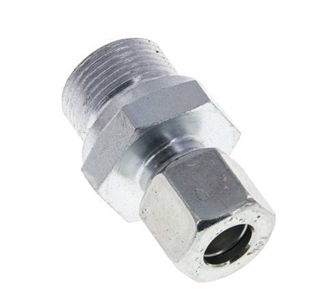 M22x1.5 Male x 10L Zinc plated Steel Straight Cutting Ring 315 Bar DIN 2353