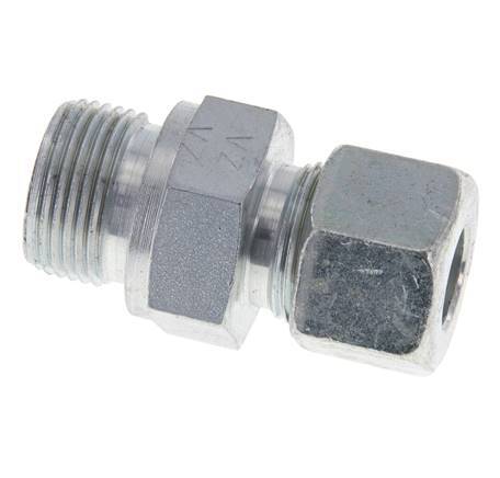 M22x1.5 Male x 12S Zinc plated Steel Straight Cutting Ring 630 Bar DIN 2353