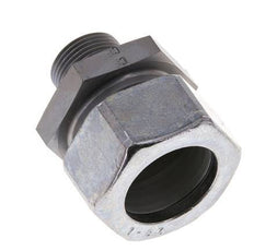 M22x1.5 Male x 28L Zinc plated Steel Straight Cutting Ring 160 Bar DIN 2353