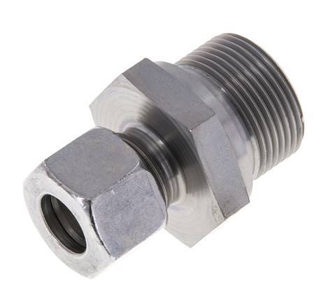 M26x1.5 Male x 12L Zinc plated Steel Straight Cutting Ring 315 Bar DIN 2353