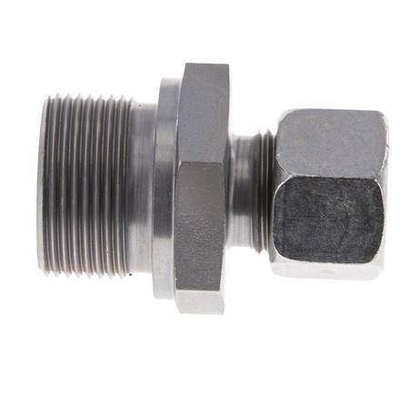 M26x1.5 Male x 12L Zinc plated Steel Straight Cutting Ring 315 Bar DIN 2353