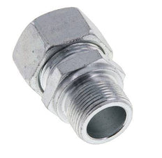 M26x1.5 Male x 22L Zinc plated Steel Straight Cutting Ring 160 Bar DIN 2353