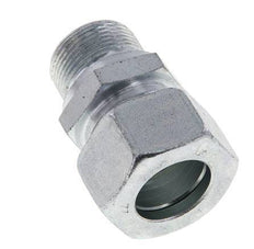 M26x1.5 Male x 22L Zinc plated Steel Straight Cutting Ring 160 Bar DIN 2353