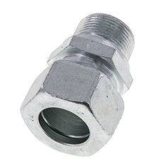 M26x1.5 Male x 22L Zinc plated Steel Straight Cutting Ring 160 Bar DIN 2353