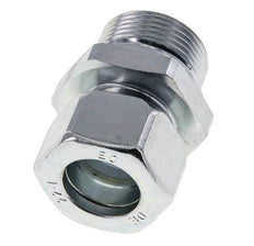 M33x2 Male x 22L Zinc plated Steel Straight Cutting Ring 160 Bar DIN 2353