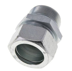 M42x2 Male x 35L Zinc plated Steel Straight Cutting Ring 160 Bar DIN 2353