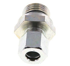 G 1/2'' Male x 10L Zinc plated Steel Straight Cutting Ring with FKM Seal 315 Bar DIN 2353