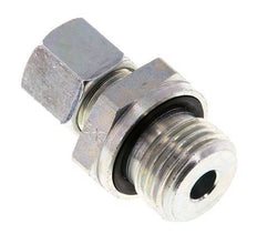 G 1/2'' Außengewinde x 10L Verzinkter gerader Schneidring aus Stahl mit FKM-Dichtung 315 bar DIN 2353