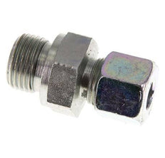 G 1/2'' Außengewinde x 10S Verzinkter Stahl-Schneidring gerade mit FKM-Dichtung 630 bar DIN 2353