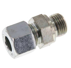 G 1/2'' Außengewinde x 14S Verzinkter Stahl-Schneidring gerade mit FKM-Dichtung 630 bar DIN 2353