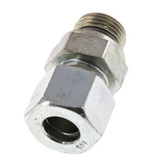 G 1/2'' Außengewinde x 14S Verzinkter Stahl-Schneidring gerade mit FKM-Dichtung 630 bar DIN 2353