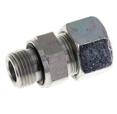 G 1/2'' Außengewinde x 16S Verzinkter Stahl-Schneidring gerade mit FKM-Dichtung 400 bar DIN 2353