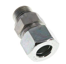 G 1/2'' Außengewinde x 16S Verzinkter Stahl-Schneidring gerade mit FKM-Dichtung 400 bar DIN 2353
