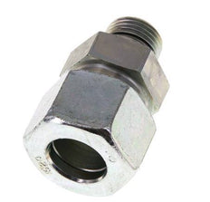 G 1/2'' Außengewinde x 20S Verzinkter gerader Stahlschneidring mit FKM-Dichtung 400 bar DIN 2353