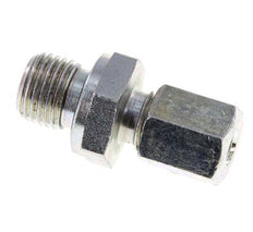 G 1/4'' Male x 6L Zinc plated Steel Straight Cutting Ring with FKM Seal 315 Bar DIN 2353 [2 Pieces]