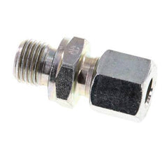 G 1/4'' Male x 8L Zinc plated Steel Straight Cutting Ring with FKM Seal 315 Bar DIN 2353 [2 Pieces]