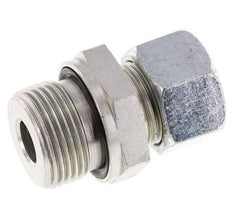 G 3/4'' Außengewinde x 15L Verzinkter gerader Schneidring aus Stahl mit FKM-Dichtung 315 bar DIN 2353