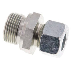 G 3/4'' Außengewinde x 15L Verzinkter gerader Schneidring aus Stahl mit FKM-Dichtung 315 bar DIN 2353