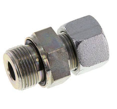 G 3/4'' Außengewinde x 16S Verzinkter gerader Schneidring aus Stahl mit FKM-Dichtung 400 bar DIN 2353