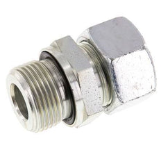 G 3/4'' Außengewinde x 18L Verzinkter gerader Schneidring aus Stahl mit FKM-Dichtung 315 bar DIN 2353