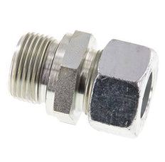 G 3/4'' Außengewinde x 18L Verzinkter gerader Schneidring aus Stahl mit FKM-Dichtung 315 bar DIN 2353