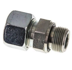 G 3/4'' Außengewinde x 20S Verzinkter gerader Schneidring aus Stahl mit FKM-Dichtung 400 bar DIN 2353