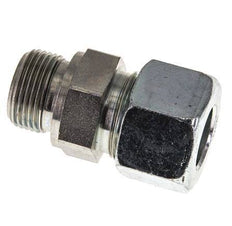 G 3/4'' Außengewinde x 20S Verzinkter gerader Schneidring aus Stahl mit FKM-Dichtung 400 bar DIN 2353