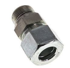 G 3/4'' Außengewinde x 20S Verzinkter gerader Schneidring aus Stahl mit FKM-Dichtung 400 bar DIN 2353