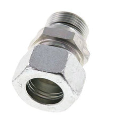 G 3/4'' Außengewinde x 22L Verzinkter gerader Schneidring aus Stahl mit FKM-Dichtung 160 bar DIN 2353