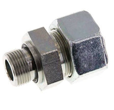 G 3/4'' Außengewinde x 25S Verzinkter gerader Schneidring aus Stahl mit FKM-Dichtung 400 bar DIN 2353