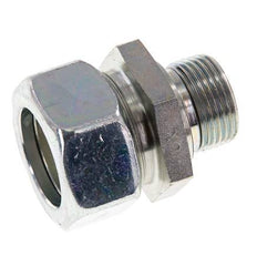 G 3/4'' Außengewinde x 28L Verzinkter gerader Schneidring aus Stahl mit FKM-Dichtung 160 bar DIN 2353