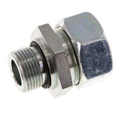 G 3/4'' Außengewinde x 28L Verzinkter gerader Schneidring aus Stahl mit FKM-Dichtung 160 bar DIN 2353