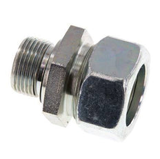 G 3/4'' Außengewinde x 28L Verzinkter gerader Schneidring aus Stahl mit FKM-Dichtung 160 bar DIN 2353