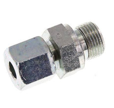 G 3/8'' Außengewinde x 8S Verzinkter Stahl-Schneidring gerade mit FKM-Dichtung 630 bar DIN 2353