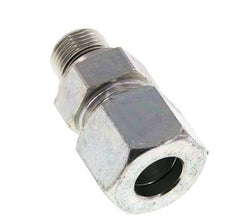 G 3/8'' Außengewinde x 14S Verzinkter Stahl-Schneidring gerade mit FKM-Dichtung 630 bar DIN 2353